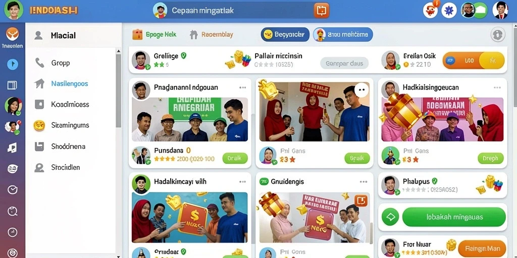 Tampilan antarmuka yang user-friendly dan menarik.