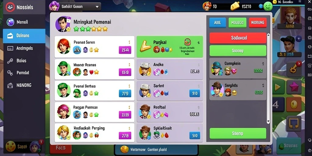 Screenshot menampilkan grafis yang menawan di DEWANUSA.