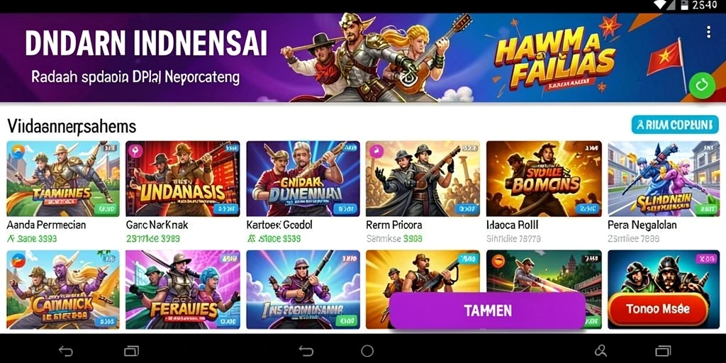 Tampilan antarmuka yang ramah pengguna.