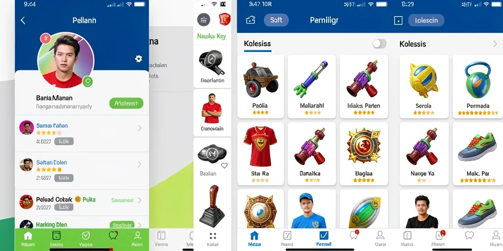 Screenshot menunjukkan antarmuka permainan yang menarik.