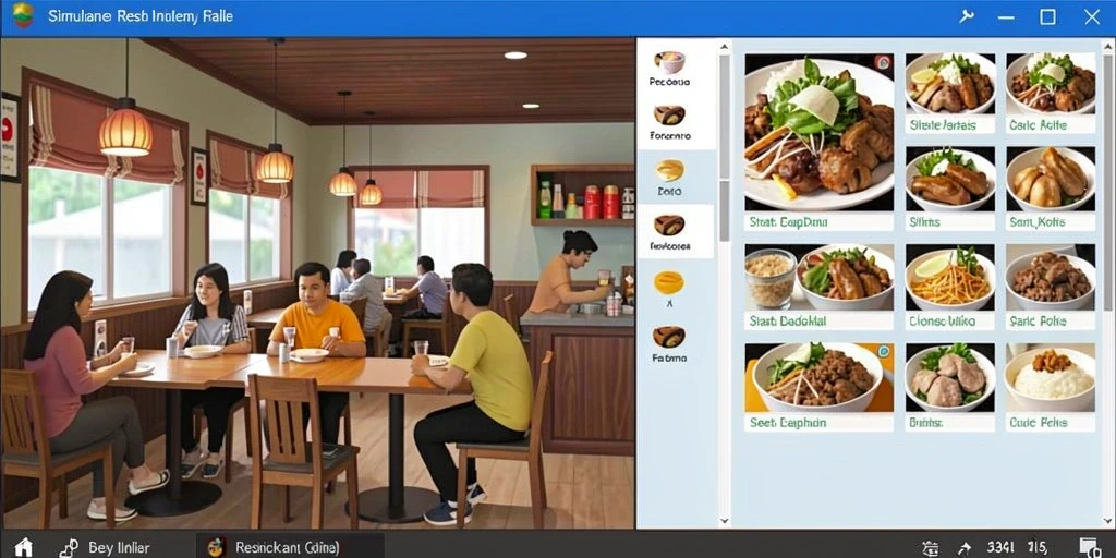 Tampilan antarmuka yang modern dan menarik.