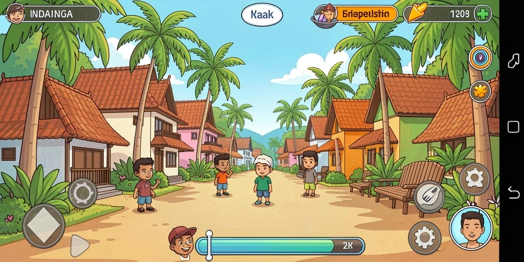 Tangkapan layar menampilkan antarmuka utama KAOL68 yang menarik.