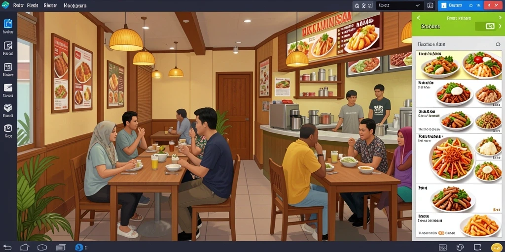 Tampilan antarmuka yang user-friendly dan menarik.