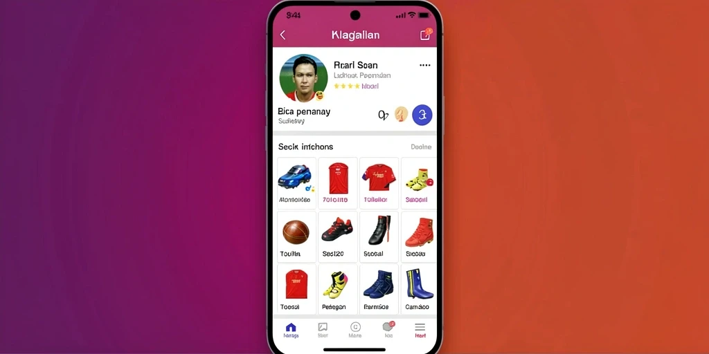 Tampilan karakter utama yang menarik.