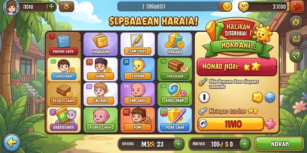Tampilan antarmuka yang menarik dan mudah digunakan.