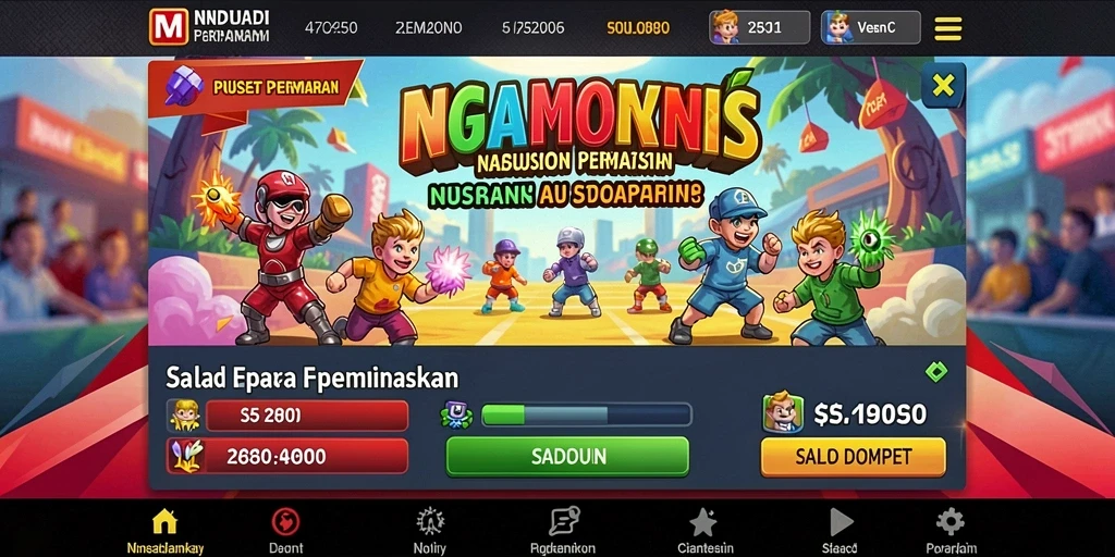 Tampilan antarmuka pengguna yang intuitif dan menarik.