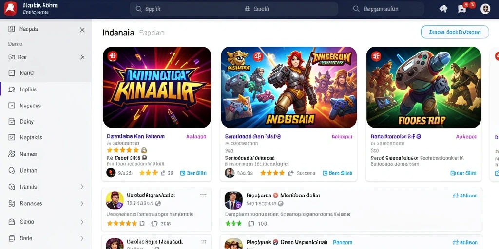 Tampilan antarmuka menarik memudahkan navigasi.